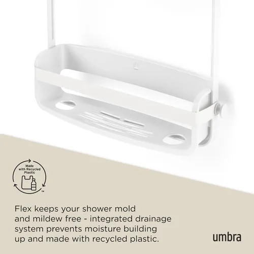 Vista 6 de Umbra Flex soporte para baño Blanco