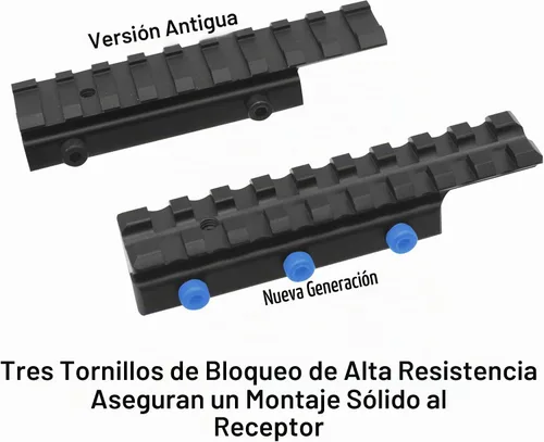 Vista 6 de UTG soporte adaptador de New Gen Dovetail a Picatinny/ soporte adaptador weaver