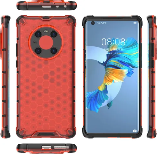 Vista 132 de Pzwoxukhov Funda compatible con Huawei Nova 3i, compatible con Huawei P Smart+ 2018 Honeycomb Anti-Drop Shock-Absorbing Case Negro