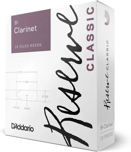 Vista 5 de D'Addario Woodwinds Reserve - Cañas de saxofón alto, cañas de saxofón grueso en blanco para un tono rico y cálido, fuerza 2.0, paquete de 10