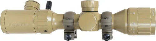 Vista 2 de Mira telescópica para rifle Monstrum 2-7x32 AO con retícula iluminada de telémetro y ajuste de paralaje