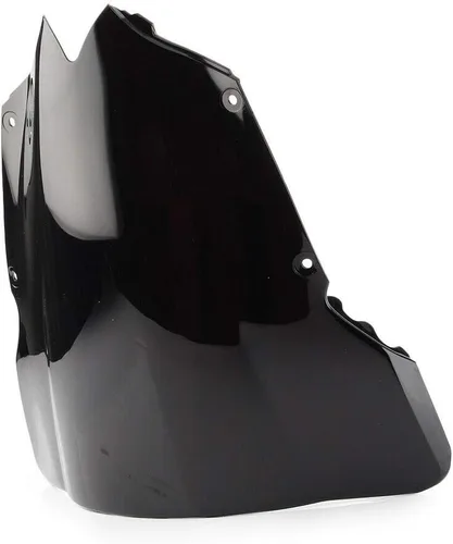 Vista 4 de Parabrisas negro doble burbuja ABS plástico para Yamaha YZF R6 600 2008-2016 09 10 12 13 14 15