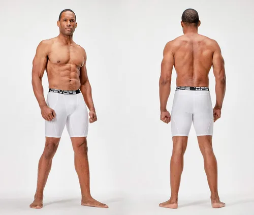Vista 2 de DEVOPS 3 or 5 Pack Compression Shorts Men Spandex Sport Shorts Athletic Workout Running Performance Baselayer Underwear