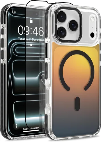 Vista 67 de Funda magnética para Google Pixel 10 Pro XL [compatible con Magsafe] [bonito diseño fluorescente de moda] a prueba de golpes, delgada, translúcida