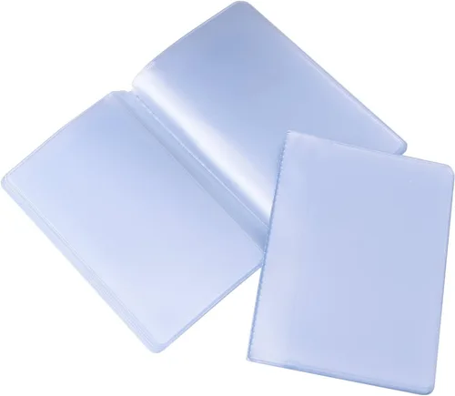 Vista 8 de Tarjetero de plástico transparente para tarjeta de crédito, Transparente