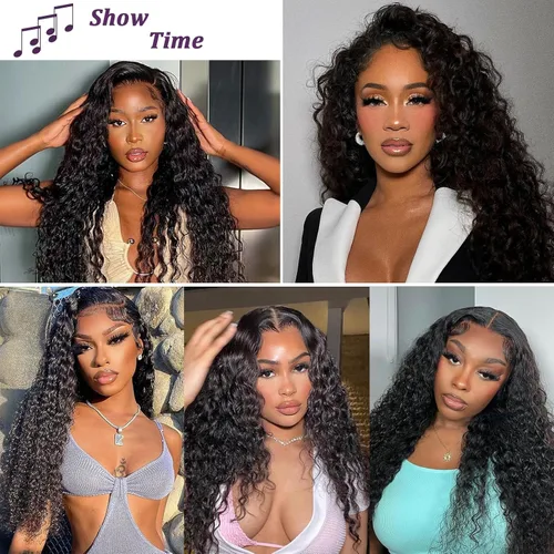 Vista 6 de Beauty Queen 16A Paquetes de Cabello Crudo Ondas de Agua 14 16 18 Pulgadas 3 Paquetes 100% Cabello Virgen Brasileño Sin Procesar Paquetes Tejidos