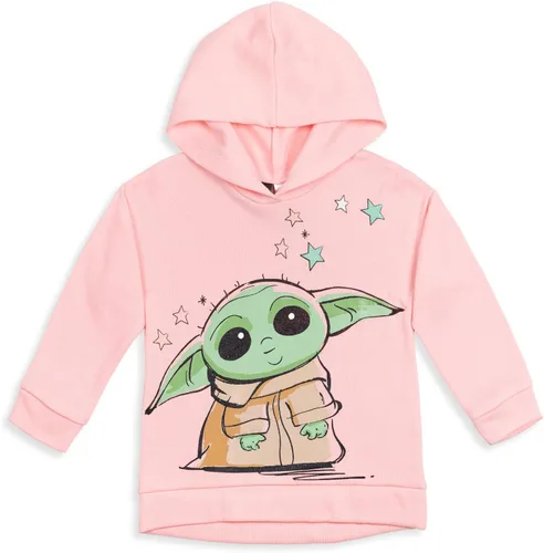 Vista 2 de STAR WARS The Mandalorian The Child - Conjunto de sudadera con capucha y leggings para niñas grandes