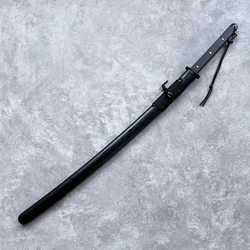 Vista 6 de Espada táctica de 2.3 pulgadas, espada completa, negra, artes marciales