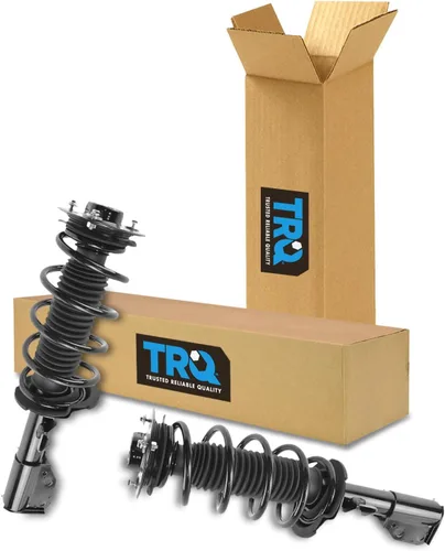 Vista 70 de TRQ - Conjunto de puntal delantero y resorte helicoidal (lados del conductor y del pasajero), para auto