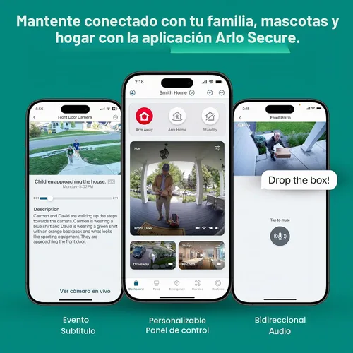 Vista 7 de Arlo Cámara de seguridad esencial para exteriores con zoom de inclinación