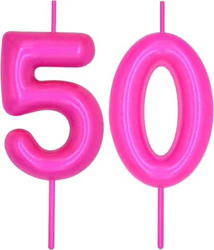 Vista 110 de DERVENTA Vela con números de 2.36 pulgadas, decoración perfecta para cumpleaños, brunch, postre, pastel, 1 pieza (número 0 rosa)