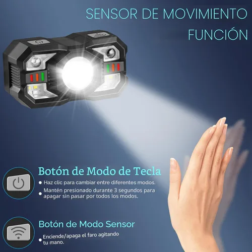 Vista 3 de Staaricc Paquete de 2 faros LED recargables, súper brillantes para adultos