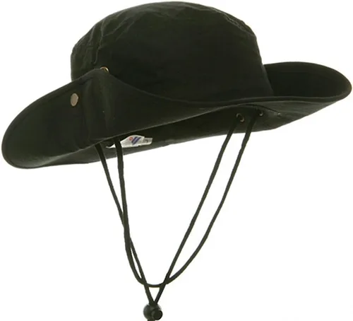 Vista 3 de MG Sombrero de pesca (01)-negro W10S32F, Negro