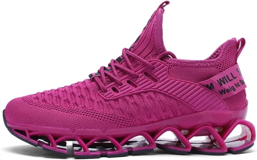 Vista 4 de Vooncosir - Zapatos de correr para mujer, cómodos, a la moda, antideslizantes, para el trabajo, zapato deportivo para caminar, zapatos atléticos