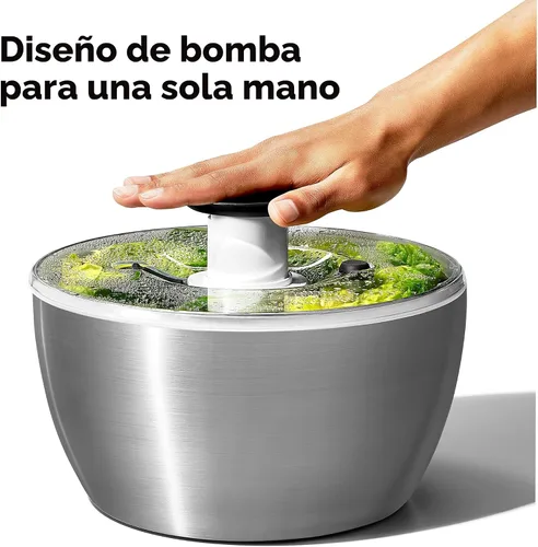Vista 4 de OXO Steel - Centrifugador de ensalada