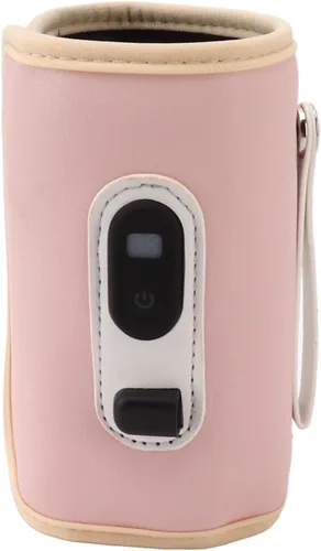 Vista 2 de HEEPDD Calentador de biberones portátil con 5 ajustes de temperatura, alimentado por USB, 3 minutos, calor rápido, tamaño compacto, para leche