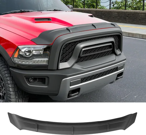 Vista 28 de powoq Deflector de capó compatible con Jeep Wrangler JK 2007-2018
