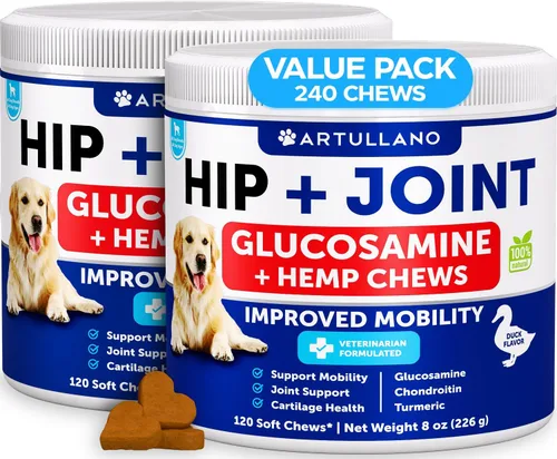 Vista 7 de Masticables calmantes de cáñamo para perros, masticables calmantes para perros, golosinas para aliviar la ansiedad del perro con aceite de cáñamo