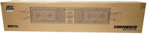 Vista 9 de MTX MUDSYS41 Sistema de barra de sonido marina de cuatro altavoces con Bluetooth para ATV/UTV/Tractor