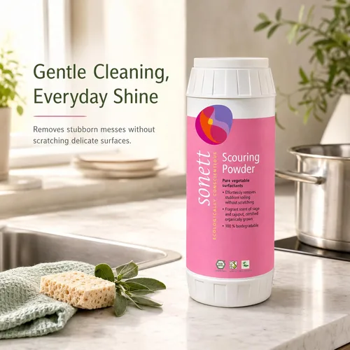 Vista 4 de Sonett Polvo de limpieza orgánico - Limpiador biodegradable, 16 oz (paquete de 1)
