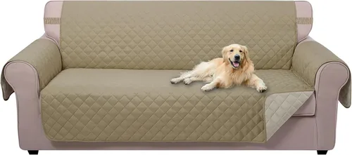 Vista 22 de U-NICE HOME Funda para sillón reclinable, reversible, con correas elásticas, resistente al agua, protege de perros y mascotas, sillón pequeño