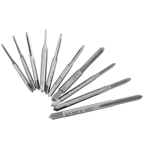 Vista 5 de Yakamoz 10 unids Micro Taps Bits Mini Máquina Tornillo Taladro Juego de Tornillos de rosca métrica Broca de Enchufe Pequeñas Brocas de Tapping