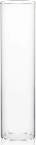 Vista 13 de WGVI Funda para portavelas Hurricane, ancho de 2 pulgadas, altura de 12 pulgadas, portavelas cilíndrico de vidrio transparente, tubo de chimenea