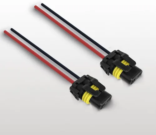 Vista 7 de 9005 9006 - Arnés de cableado hembra para faros delanteros antiniebla (paquete de 2)