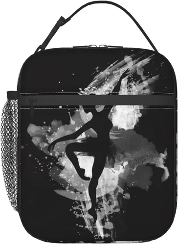 Vista 12 de Lonchera de béisbol con bandera estadounidense, bolsa de almuerzo deportiva, reutilizable, bolsa de mano para mujeres y hombres, picnic y viajes