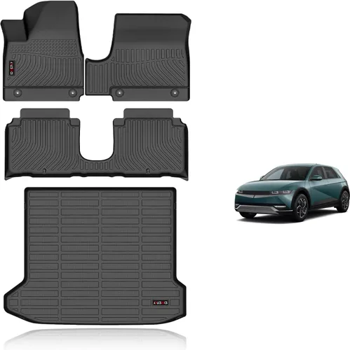 Vista 7 de KELCSEECS® Tapetes personalizados para piso y maletero, protección contra todo tipo de clima, hechos de elastómero termoplástico, juego completo