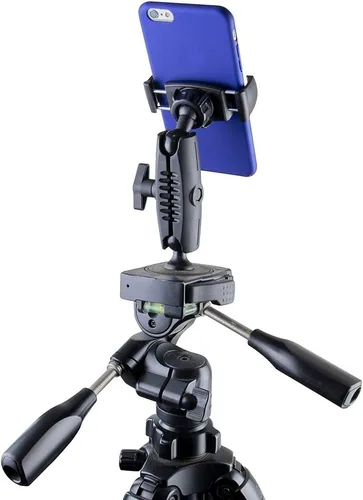 Vista 6 de ARKON Mounts MG5RM1420 - Soporte de teléfono con trípode para iPhone 12 11 XS XR Galaxy S21 S10