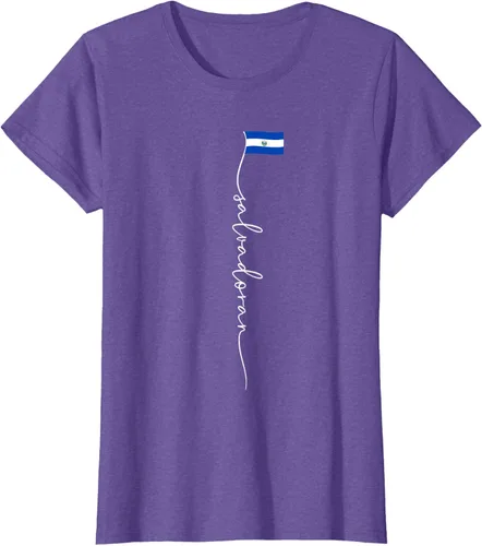 Vista 23 de Camiseta con la bandera salvadoreña de El Salvador