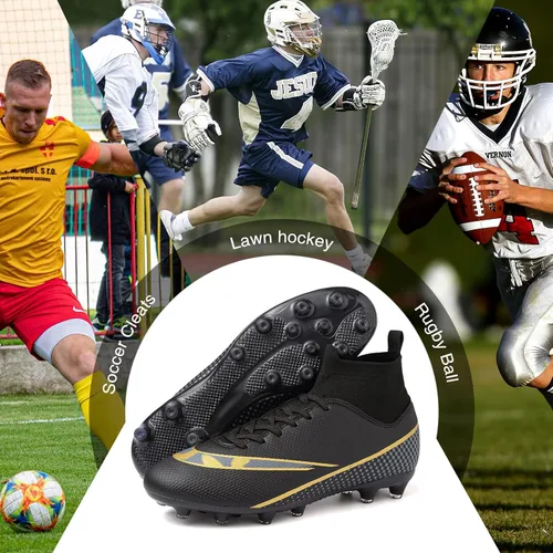 Vista 7 de CBUSTER Soccer Cleats Mens Women Outdoor Soccer Shoes for Big Boy AG TF