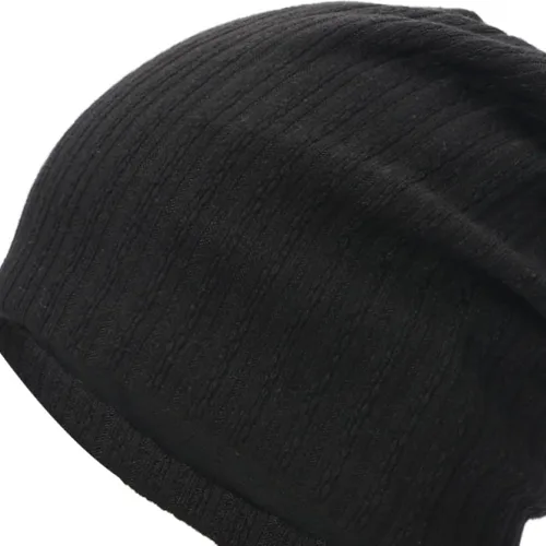 Vista 2 de EBRICON Gorros roscados de color sólido unisex casual acrílico tejido sombrero confinamiento al aire libre diario mujeres hombres gorro gorro