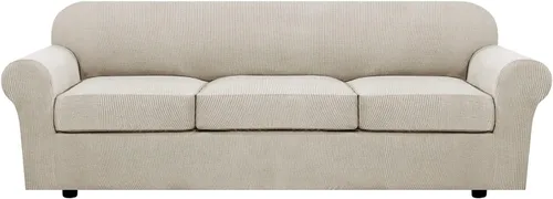 Vista 84 de H.VERSAILTEX Fundas de Sofá Elásticas para Cojines Fundas de Sofá para Muebles de Sala Fundas Protectoras