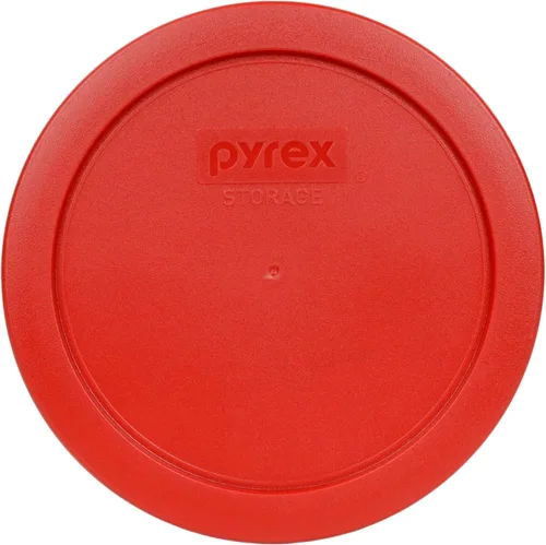 Vista 4 de Pyrex 7201-PC 4-Cup Poppy Red Tapa de almacenamiento de alimentos