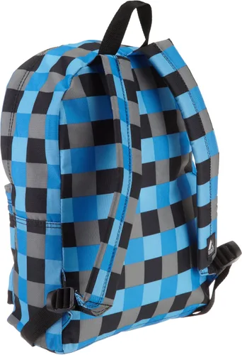 Vista 3 de Everest Mochila maletera con patrón múltiple, Azul, a cuadros), 1045KP-BL BOLD PLAID