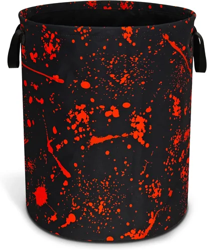 Vista 8 de Cesta de lavandería de baloncesto cesta de pelota plegable de tela Oxford divertida bolsa de lona cesta de almacenamiento de ropa organizador