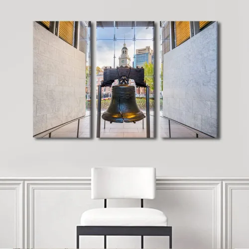 Vista 14 de TUMOVO Lienzo decorativo para pared, diseño de paisaje urbano de San Luis por la noche, para sala de estar, arco, pintura abstracta moderna, paisaje