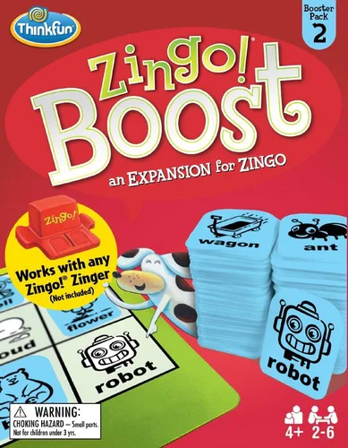 Vista 5 de ThinkFun Zingo! Booster Pack #2 - Paquete de expansión para el popular juego Zingo! Diseñado para niños a partir de 4 años Juego de rompecabezas