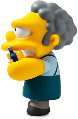 Vista 5 de Kidrobot Los Simpsons Flaming Moe - Figura mediana estándar