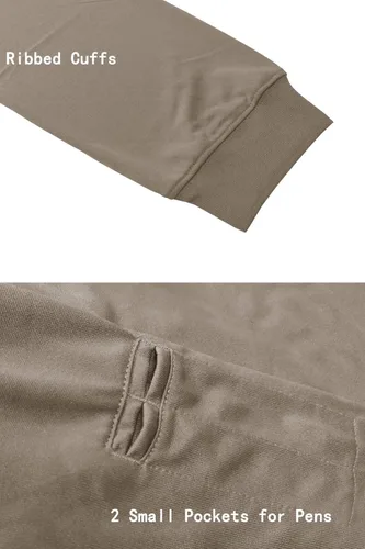 Vista 5 de MAGNIVIT Camisetas polo tácticas de manga corta y larga para hombre rendimiento al aire libre