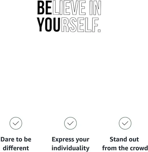 Vista 8 de Sudadera de forro polar de esponja Believe in Yourself - Regalo para hombres - Regalo de amor propio