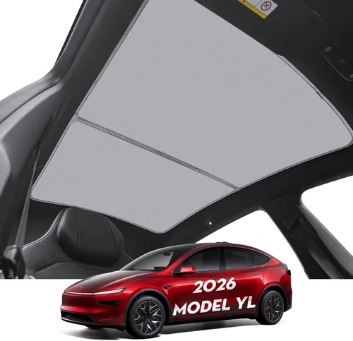 Vista 9 de Parasol de techo para Tesla Modelo 3 2026, parasol mejorado para techo solar para el nuevo Tesla Modelo 3 2024-2026, accesorios Highland