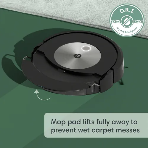 Vista 4 de Reacondicionado iRobot Roomba Combo J7+ Emparejado con Alexa o Asistente de Google - Aspiradora Robot y Mopa Asistencia técnica de Alexa y Google