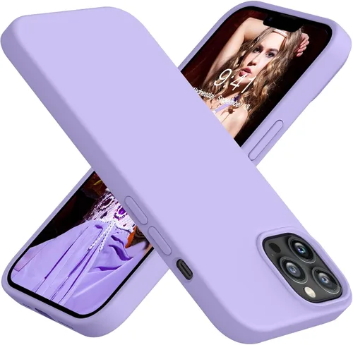 Vista 8 de LOVE 3000 Funda compatible con iPhone 13 Pro Max de 6.7 pulgadas, goma de silicona líquida de alta calidad, forro de microfibra suave antiarañazos