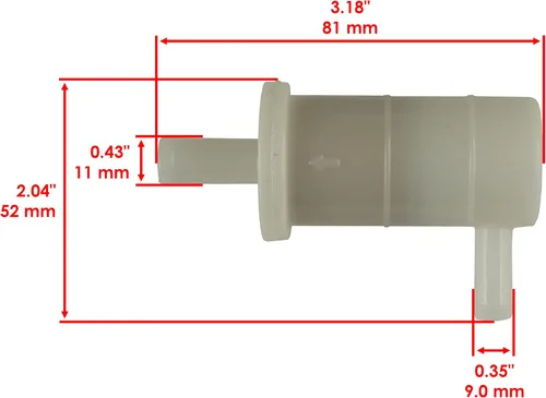 Vista 2 de Caltric Filtro de combustible compatible con Kawasaki Ninja ZX-6R ZX6R ZX600 ZX 600 1998 1999 2000 2001