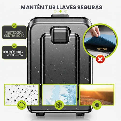 Vista 4 de BKNOOU Caja impermeable del bloqueo de llave, caja dominante del soporte