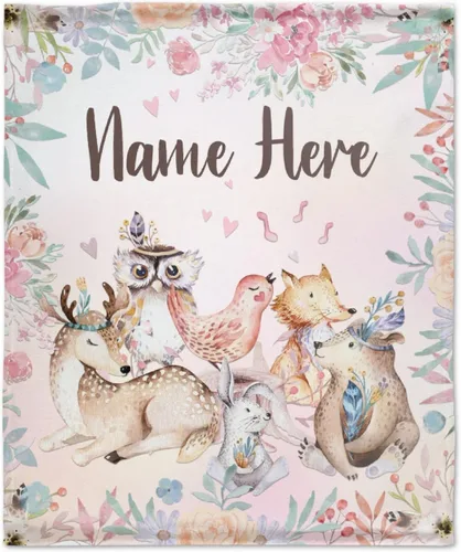 Vista 40 de Manta personalizada con nombre, suave, acogedora y ligera, con nombre para sofá o cama, regalo personalizado, unisex, tamaño XS, 40 x 30 pulgadas