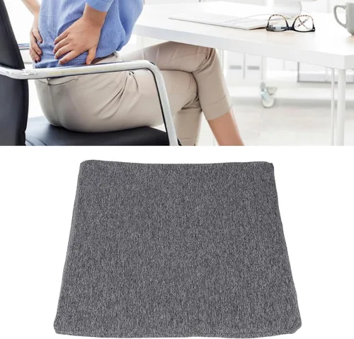 Vista 2 de Cojín de asiento de gel, cojín cuadrado de espuma viscoelástica, cojines para silla de enfriamiento, seda de leche de poliuretano, adecuado